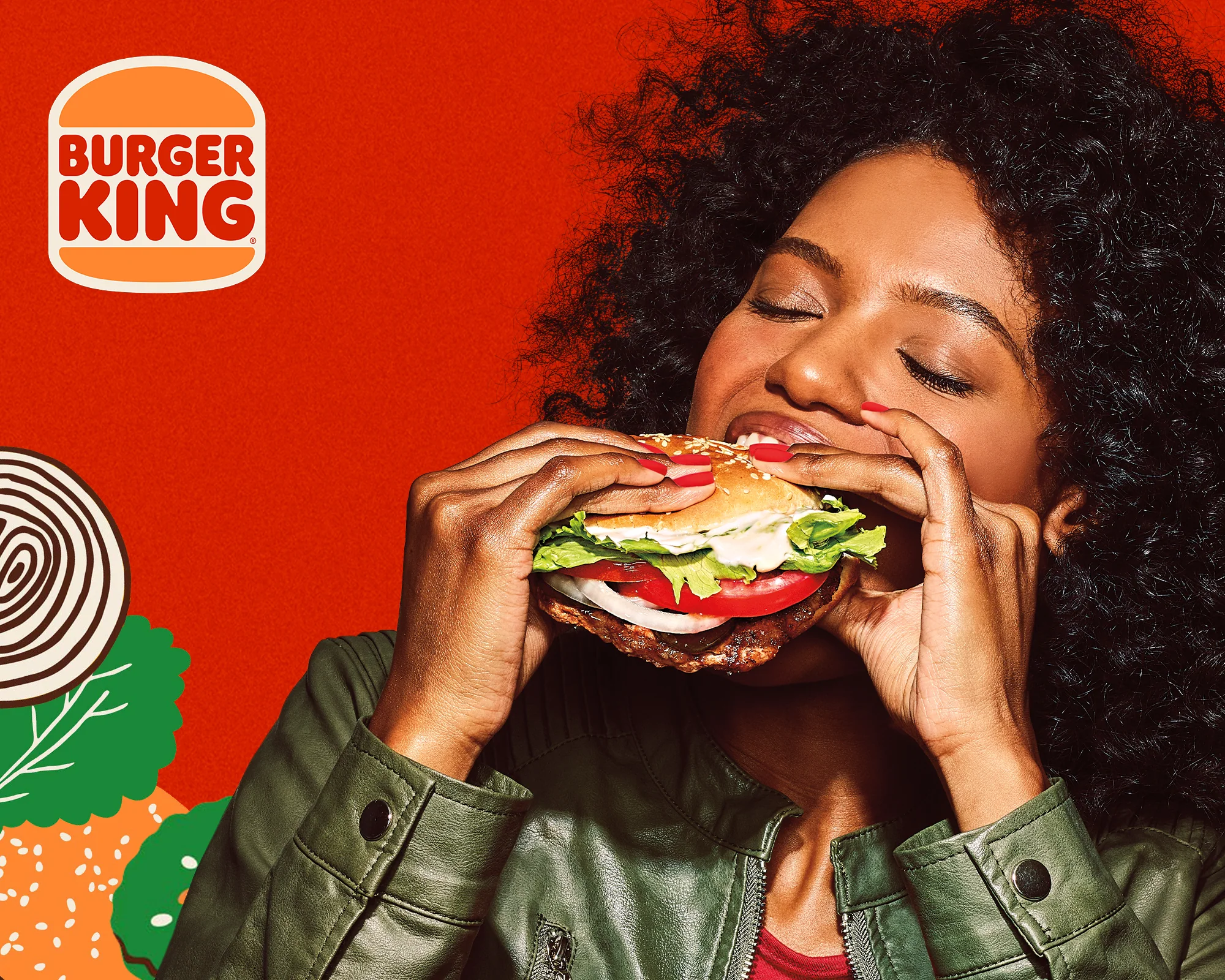 Burger King Ghana campaign artwork